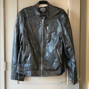 Black Moto leather jacket